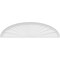 Ekena Millwork Elliptical Sunburst Architectural Grade PVC Pediment, 58"W x 15-1/2"H x 2"P PEDPS058X155ELL01 - alternate 5